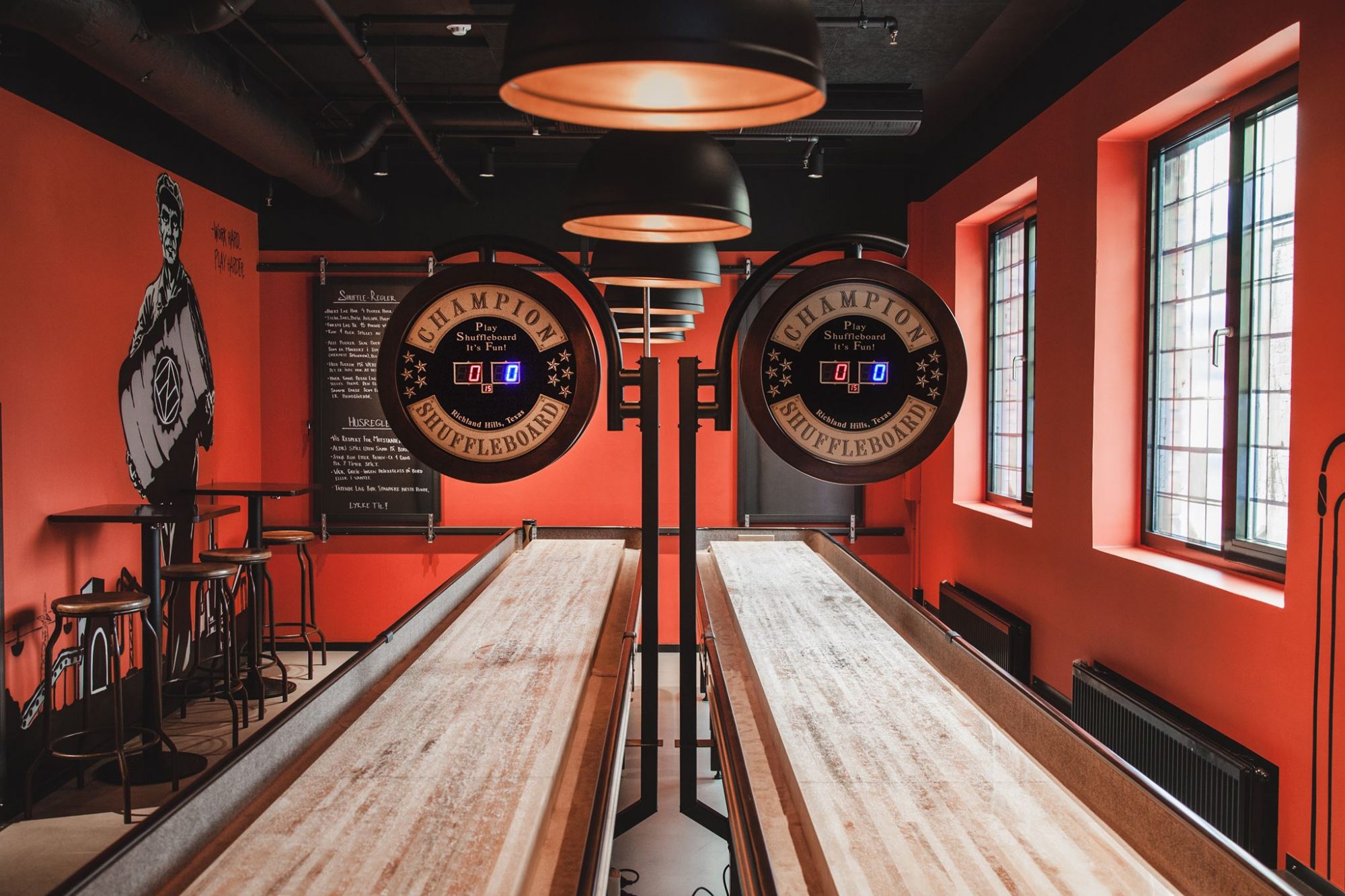Bedriftsturnering i shuffleboard